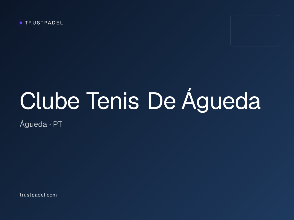 Clube Tenis De Águeda padel club