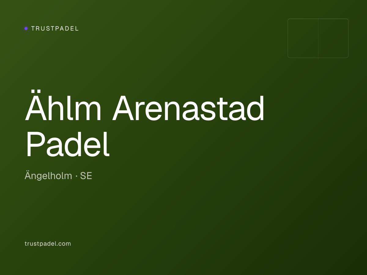 Ählm Arenastad Padel padel club