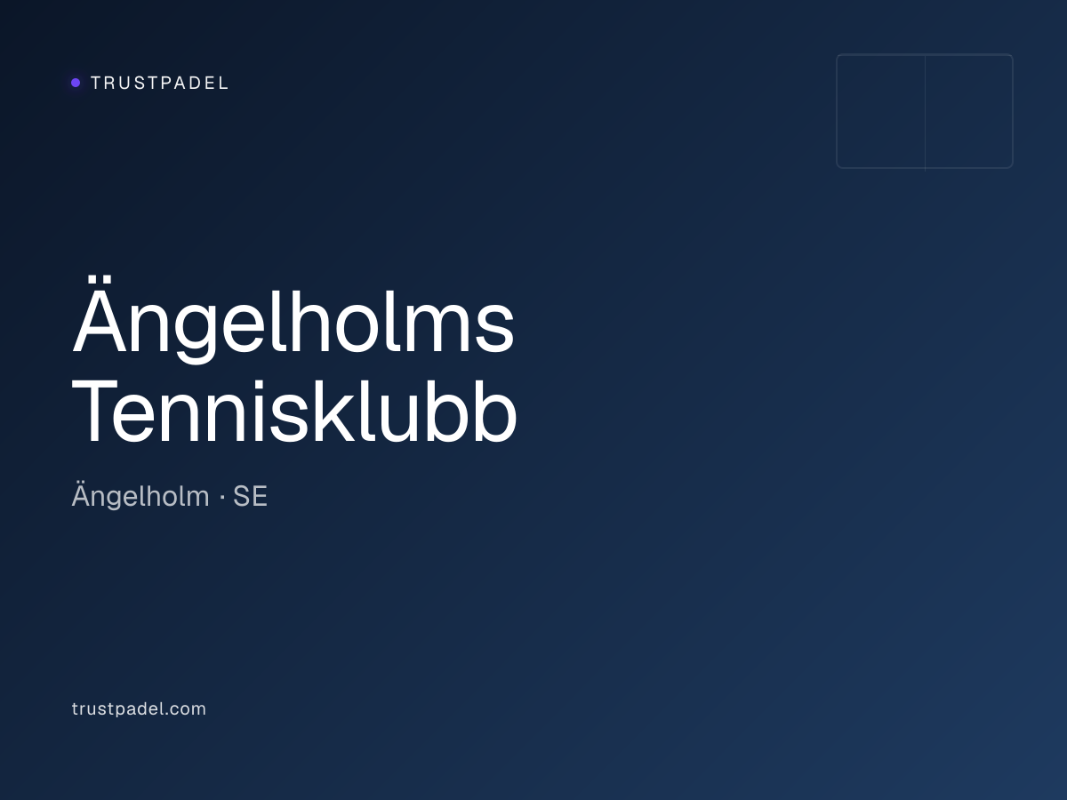 Ängelholms Tennisklubb padel club