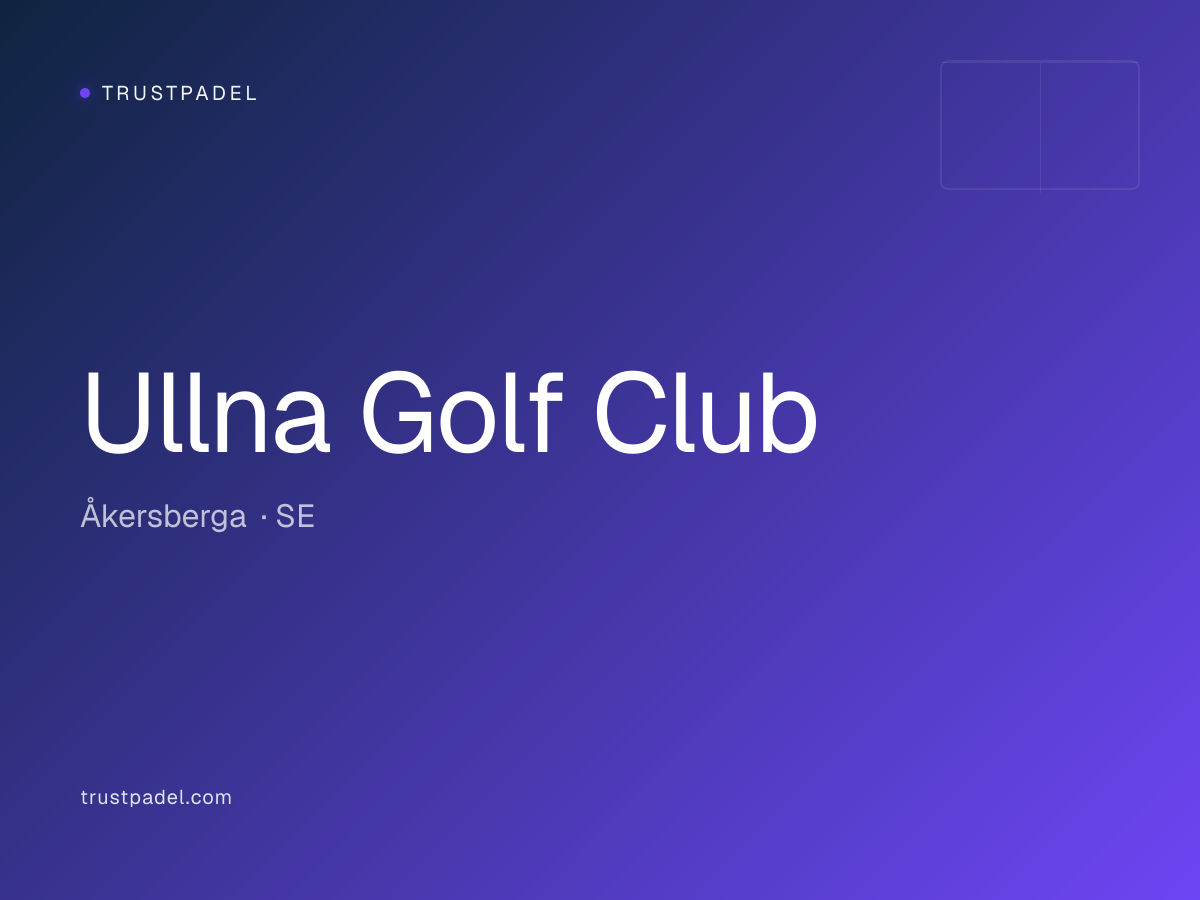 Ullna Golf Club padel club