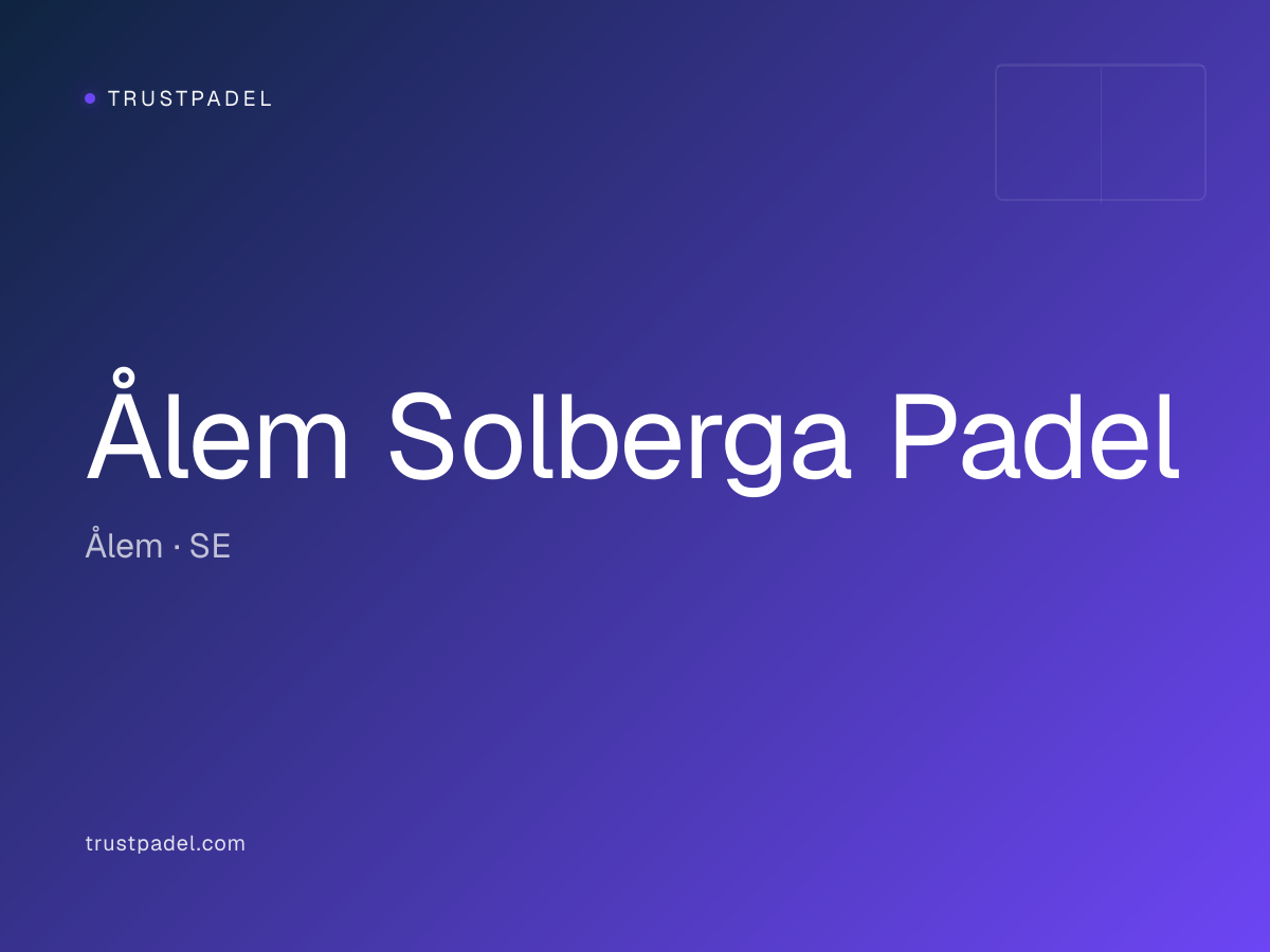 Ålem Solberga Padel padel club