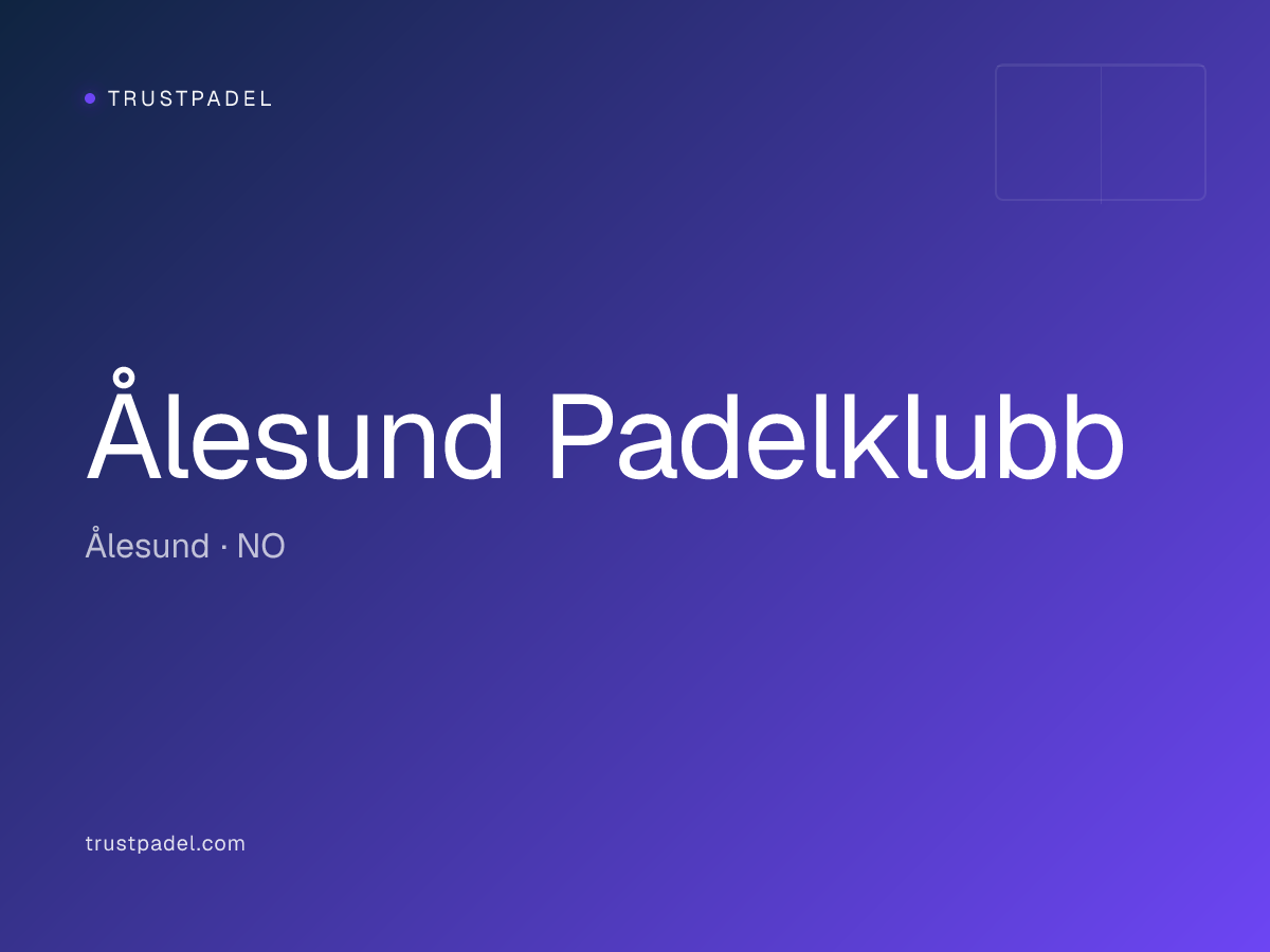 Ålesund Padelklubb padel club