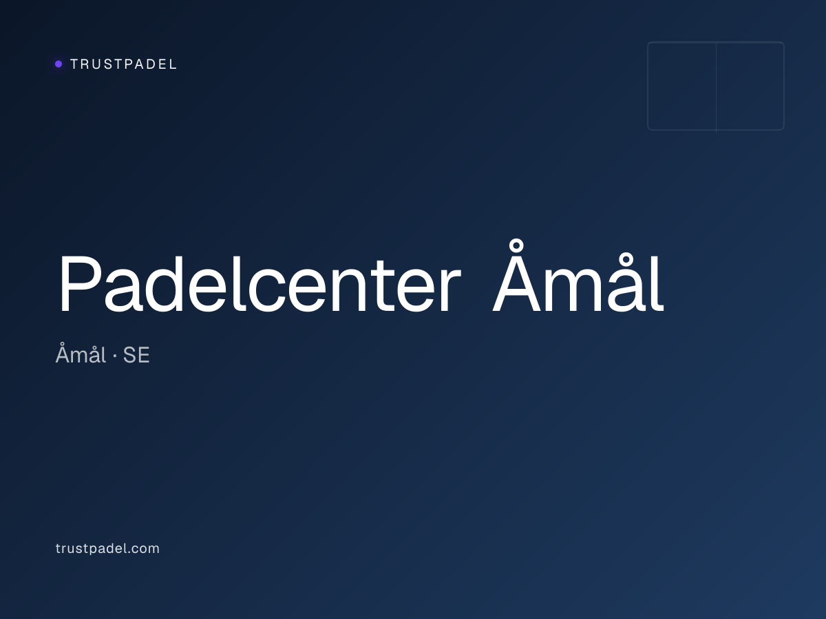 Padelcenter Åmål padel club