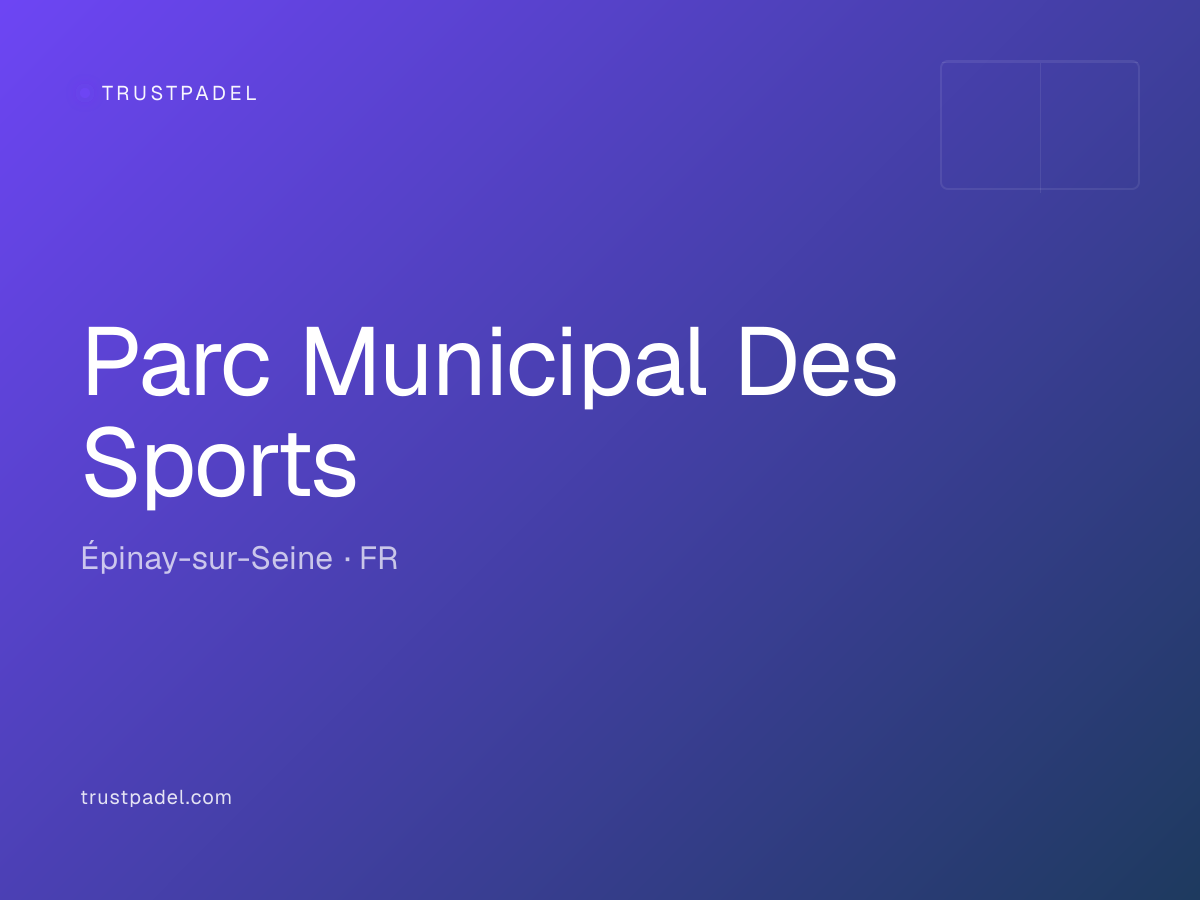 Parc Municipal Des Sports padel club