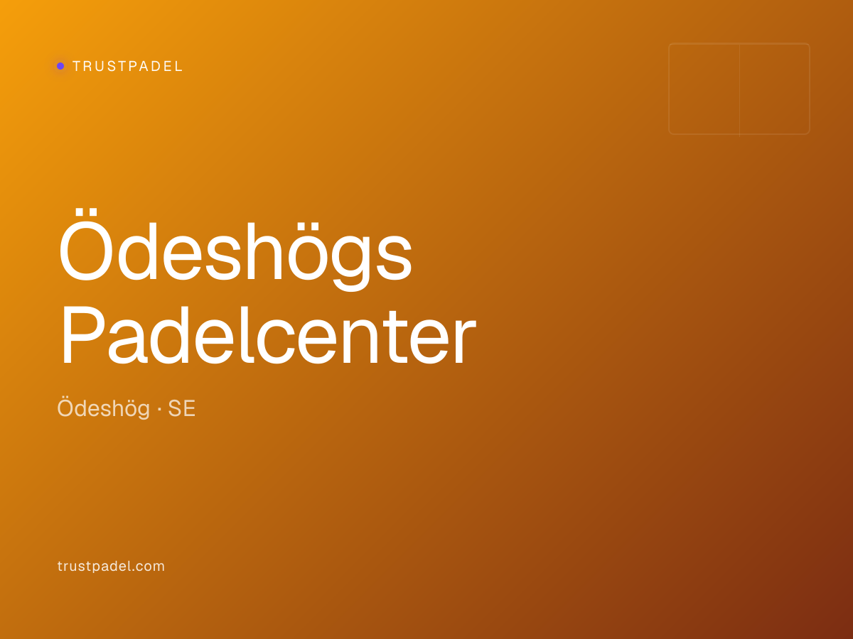 Ödeshögs Padelcenter padel club
