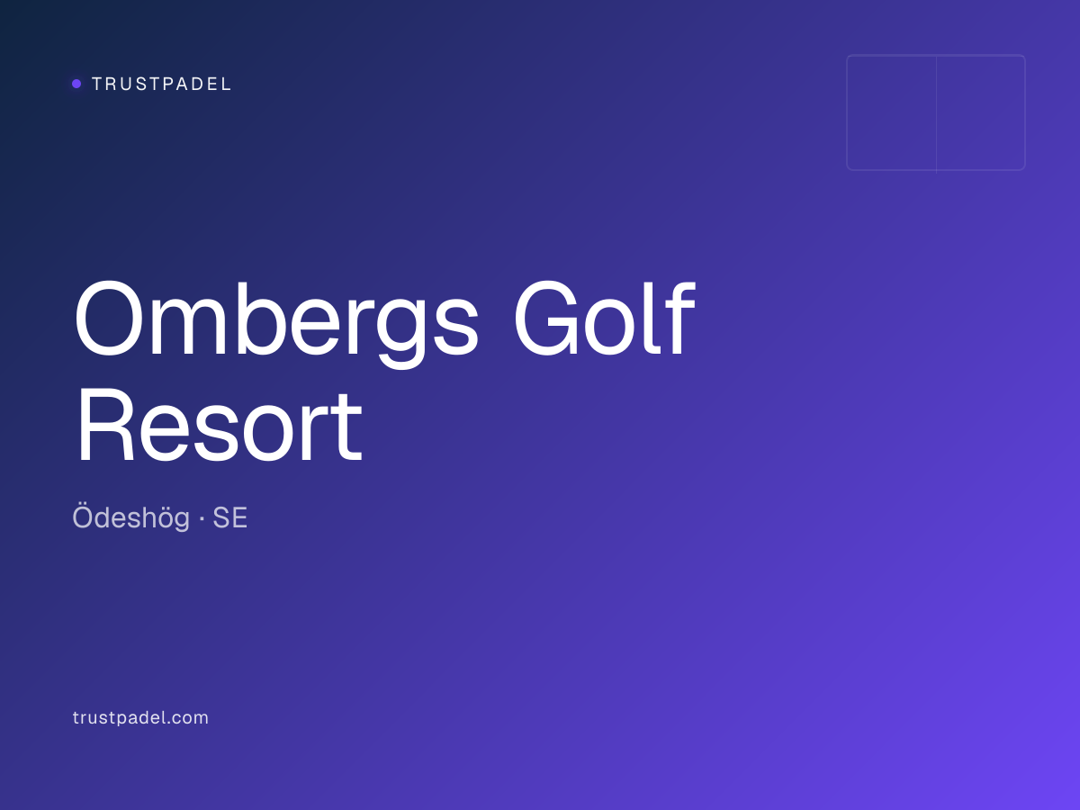 Ombergs Golf Resort padel club