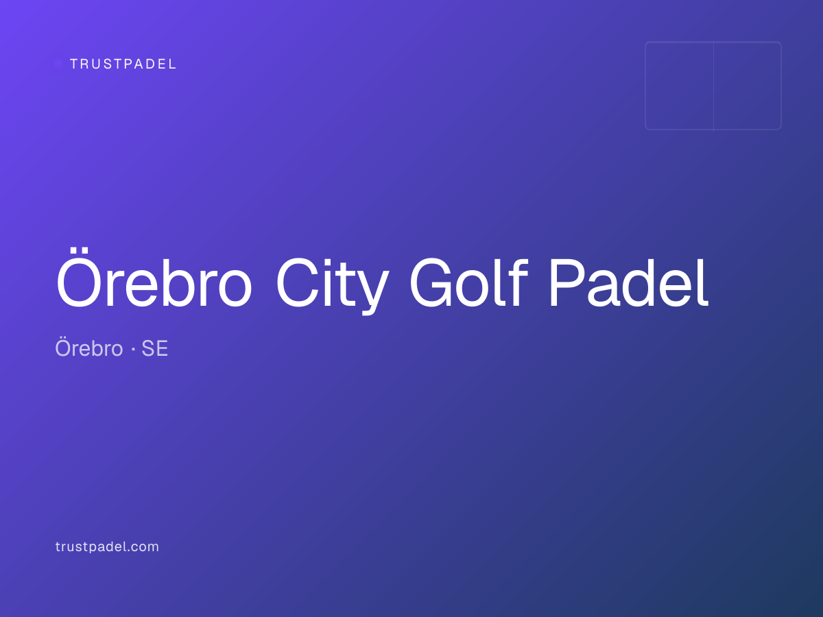 Örebro City Golf Padel padel club