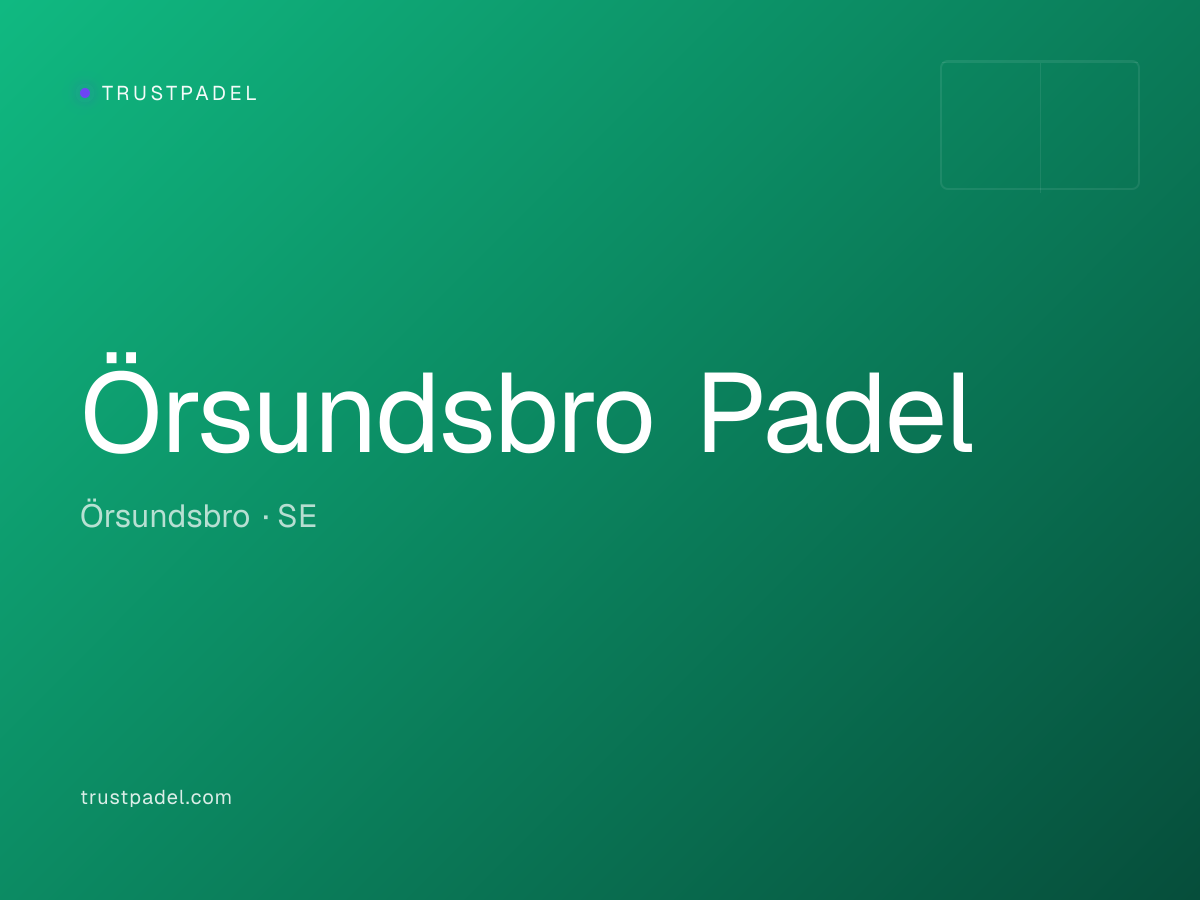 Örsundsbro Padel padel club