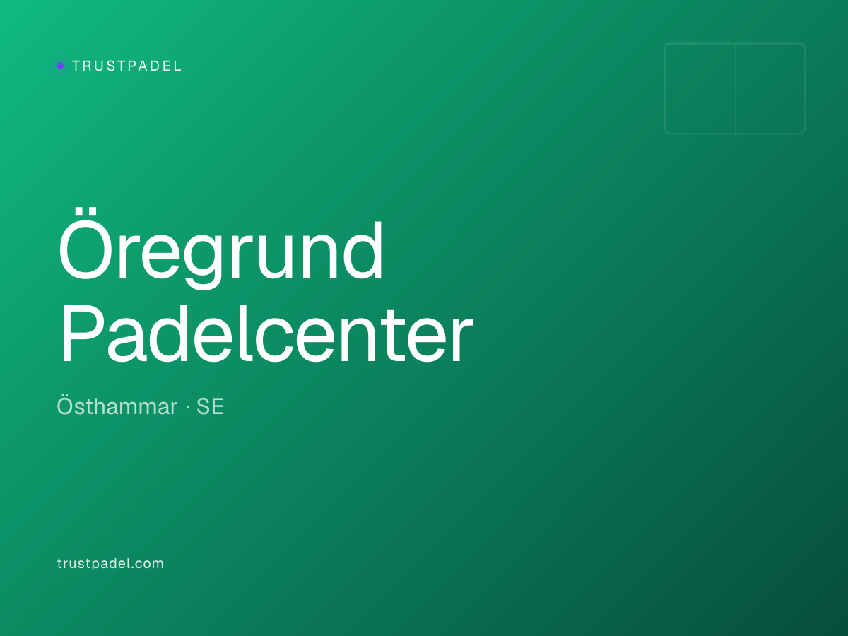 Öregrund Padelcenter padel club