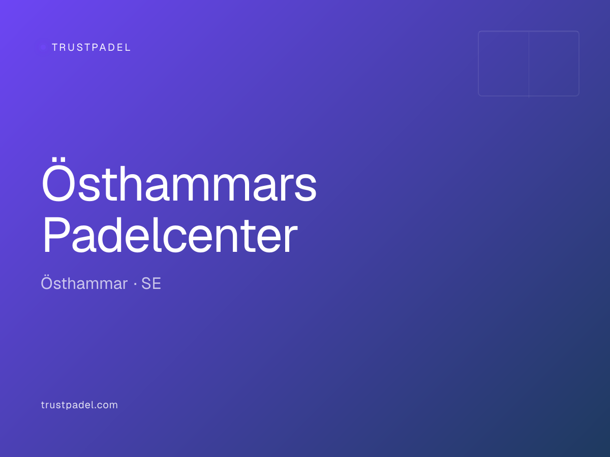 Östhammars Padelcenter padel club