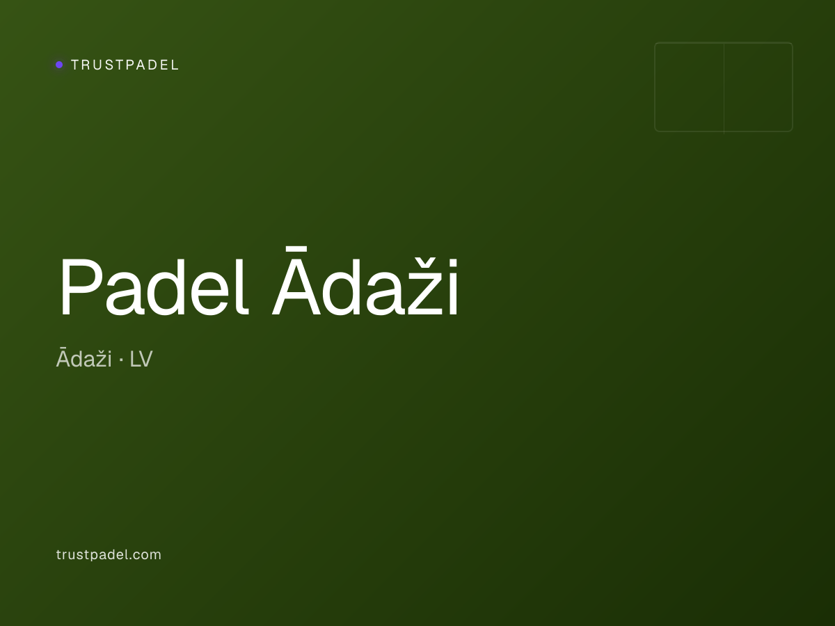 Padel Ādaži padel club