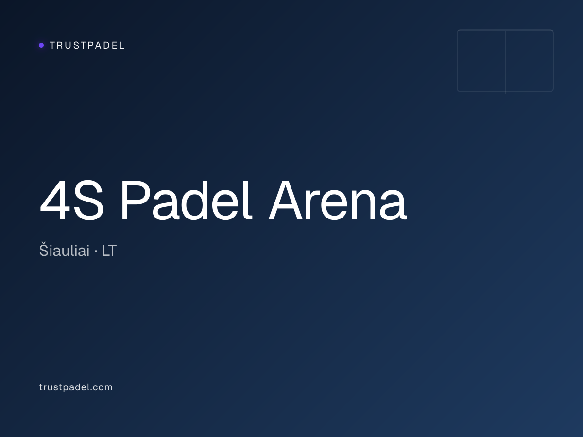 4S Padel Arena padel club