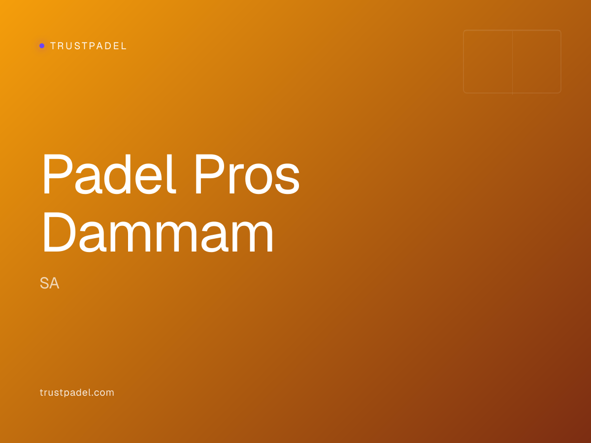 Padel Pros Dammam padel club