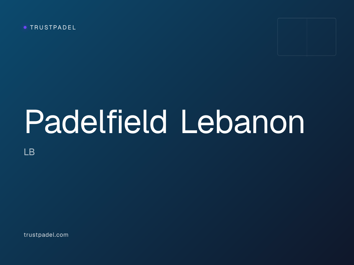 Padelfield Lebanon padel club