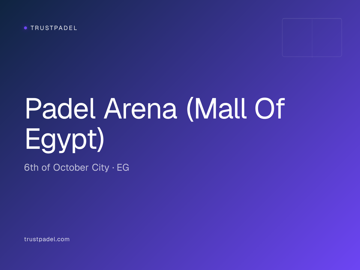 Padel Arena (Mall Of Egypt) padel club