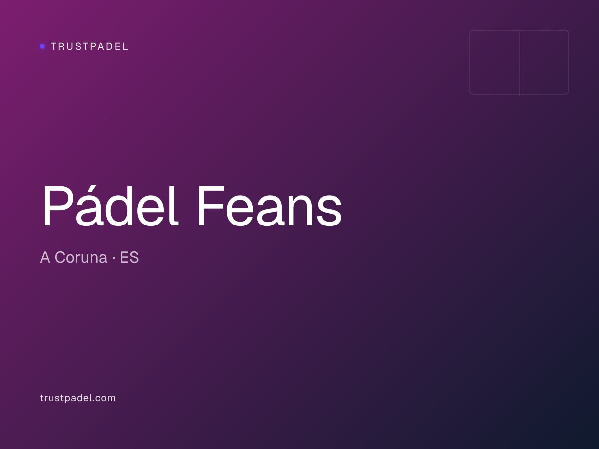 Pádel Feans padel club