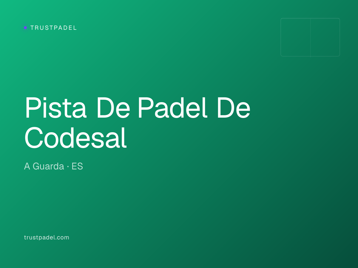 Pista De Padel De Codesal padel club