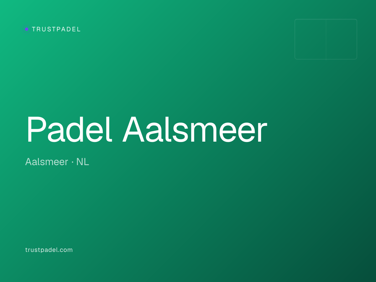 Padel Aalsmeer padel club