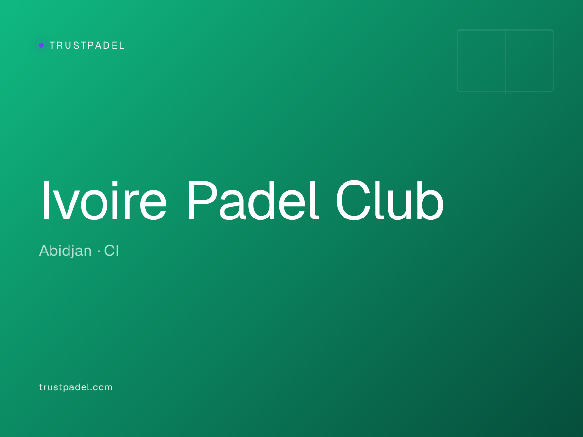 Ivoire Padel Club padel club