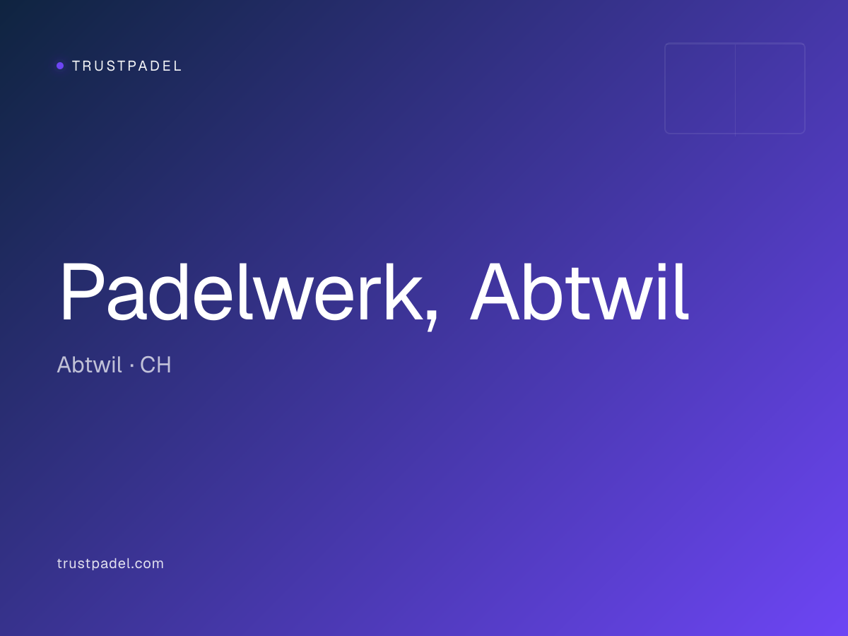 Padelwerk, Abtwil padel club