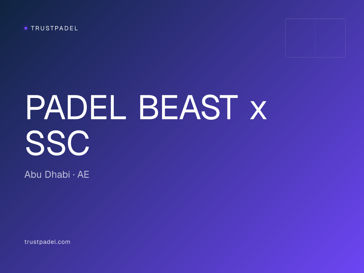 PADEL BEAST x SSC padel club