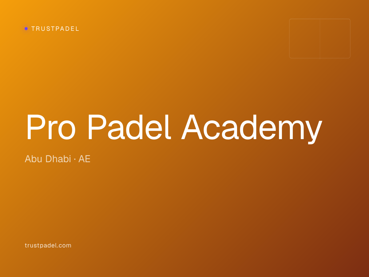 Pro Padel Academy padel club