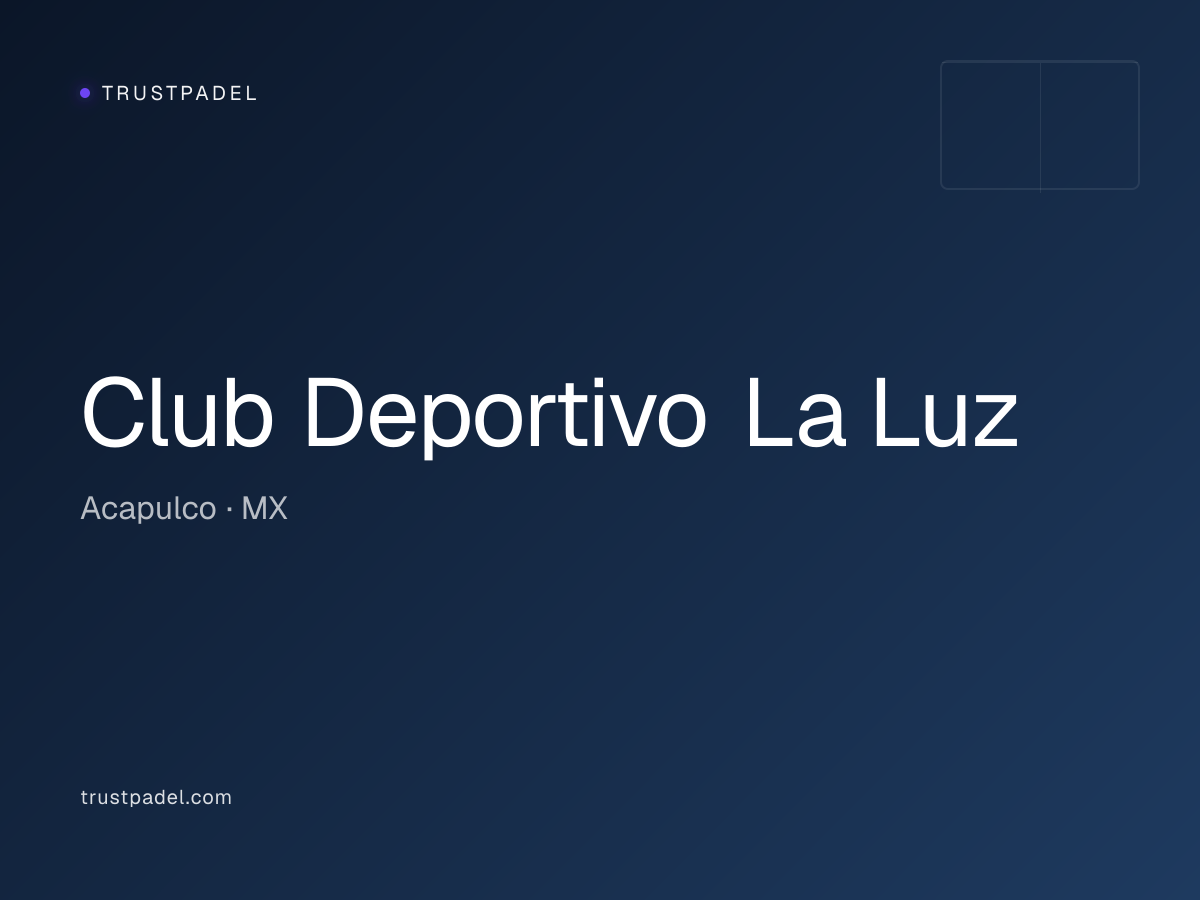 Club Deportivo La Luz padel club