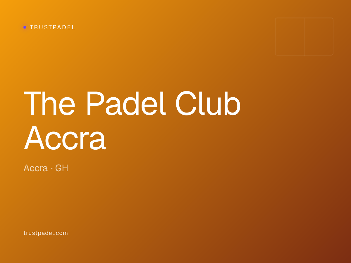 The Padel Club Accra padel club