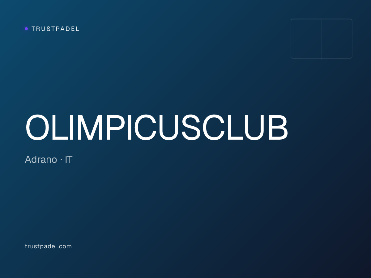 OLIMPICUSCLUB padel club