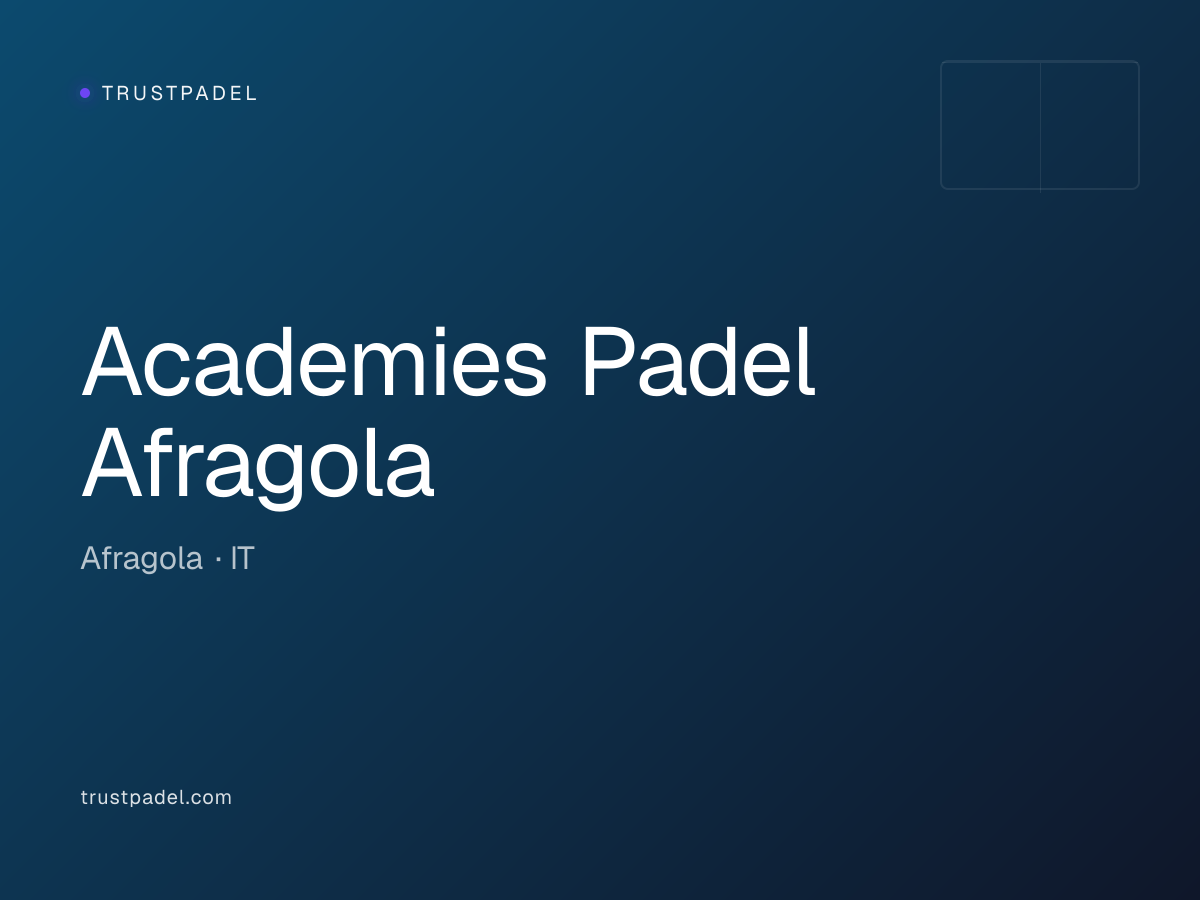 Academies Padel Afragola padel club