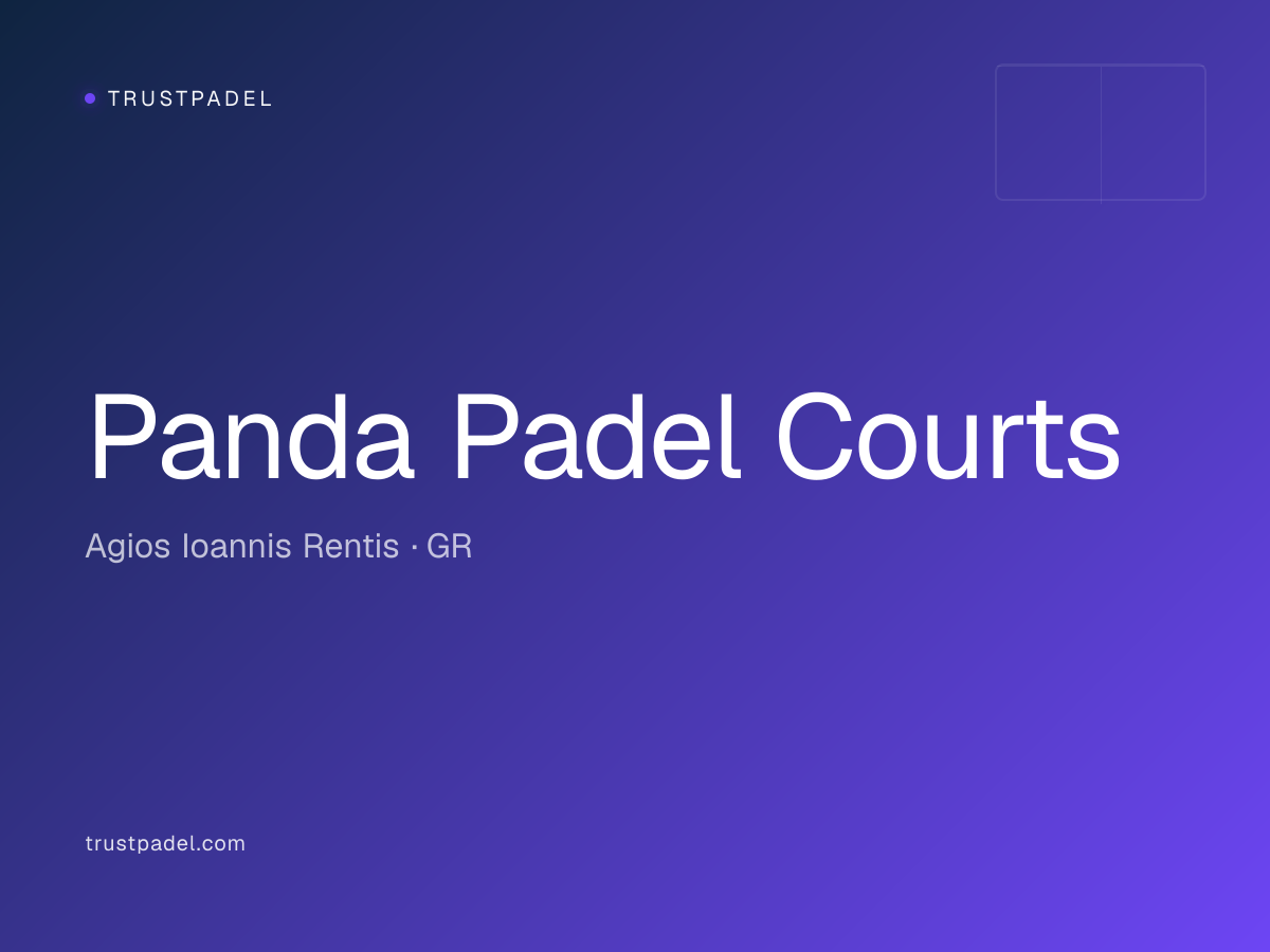 Panda Padel Courts padel club