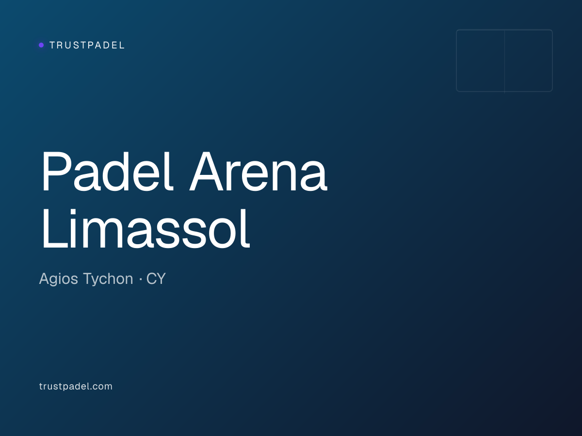 Padel Arena Limassol padel club