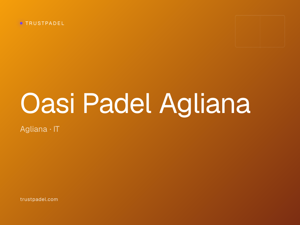 Oasi Padel Agliana padel club