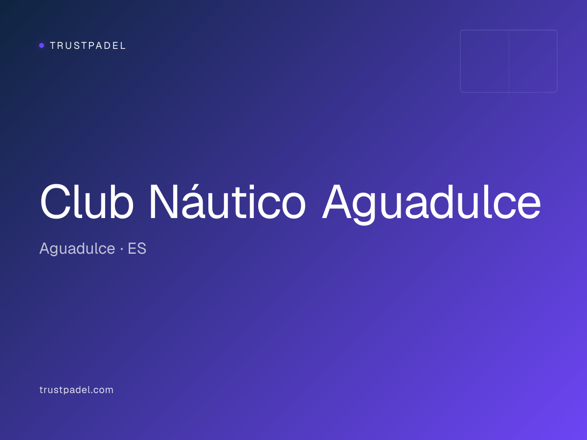 Club Náutico Aguadulce padel club