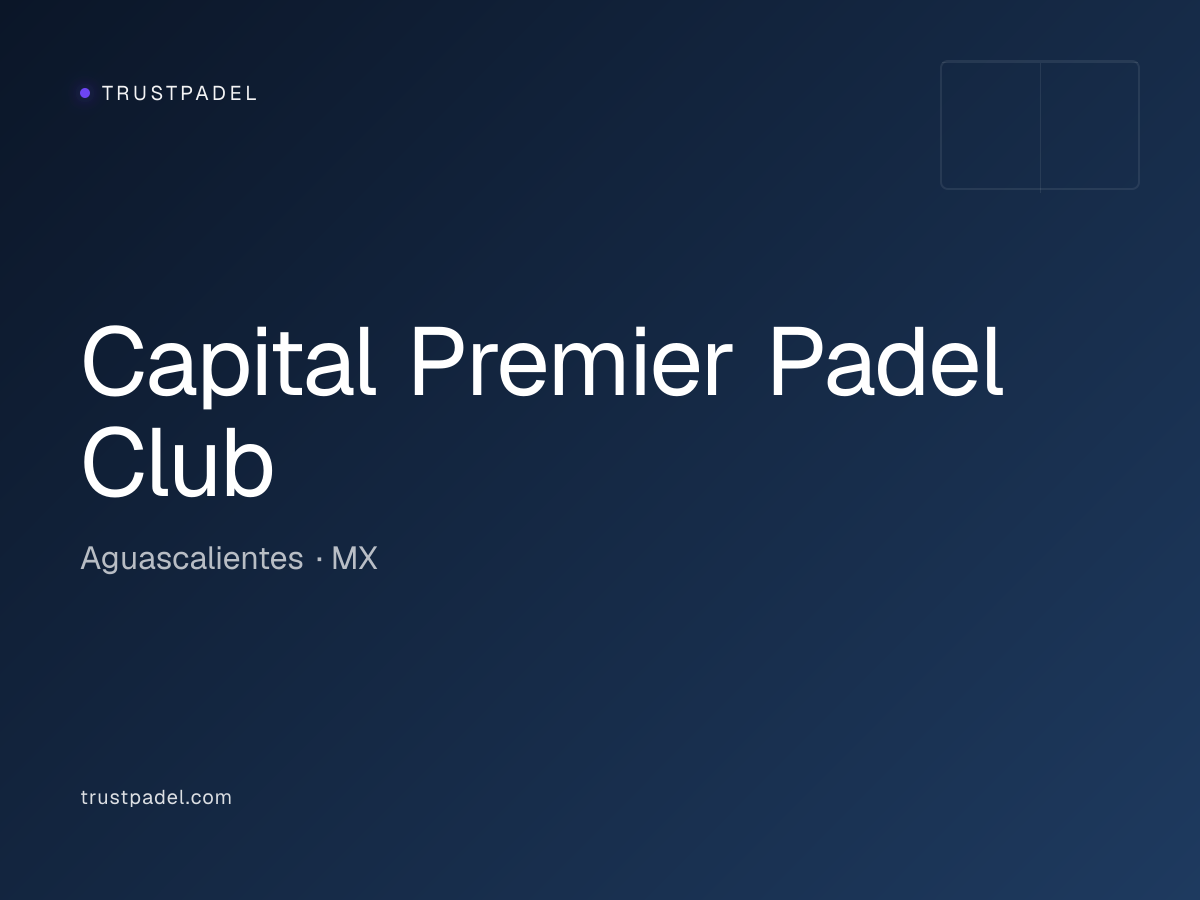 Capital Premier Padel Club padel club