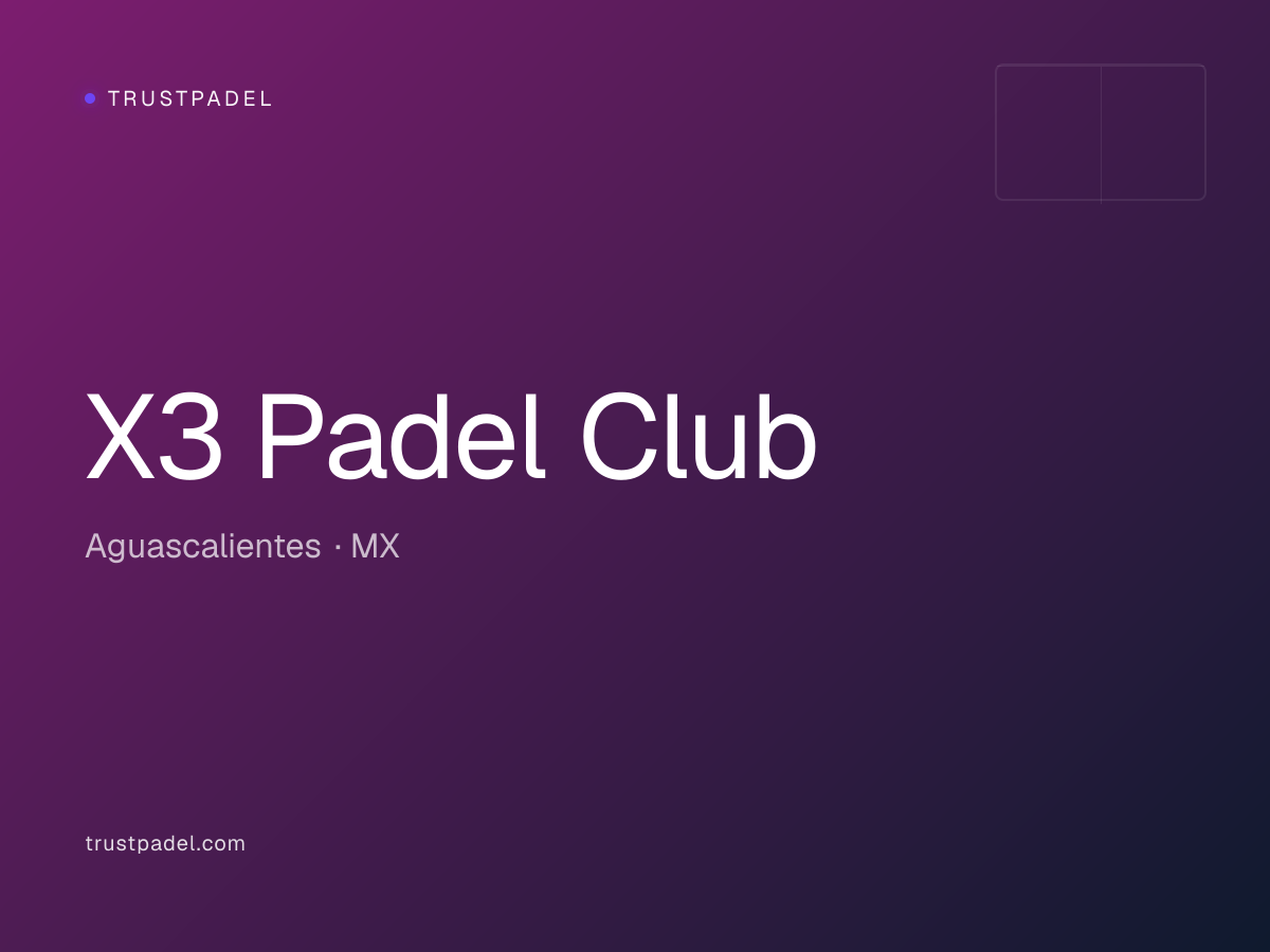 X3 Padel Club padel club