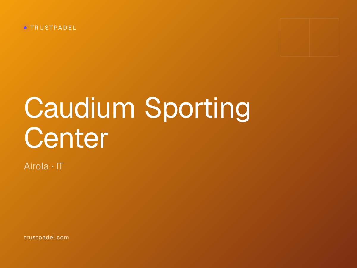 Caudium Sporting Center padel club