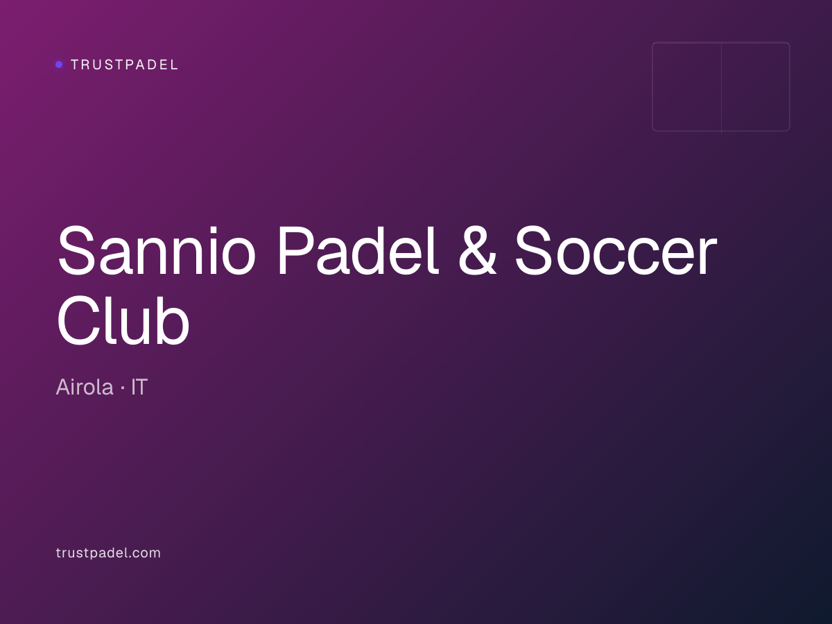 Sannio Padel & Soccer Club padel club