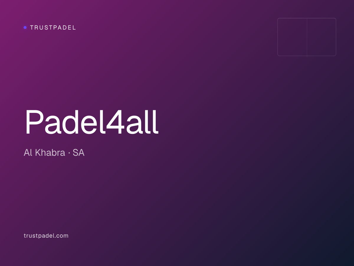Padel4all padel club