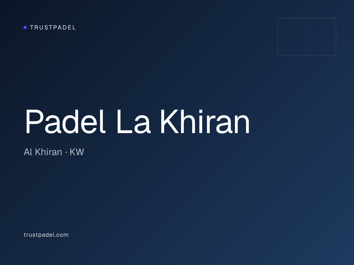 Padel La Khiran padel club