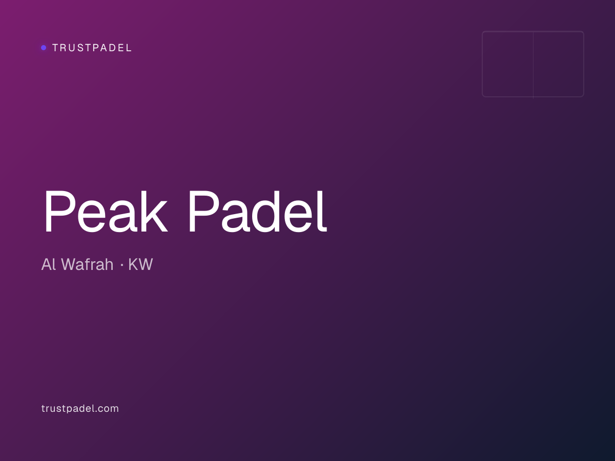 Peak Padel padel club