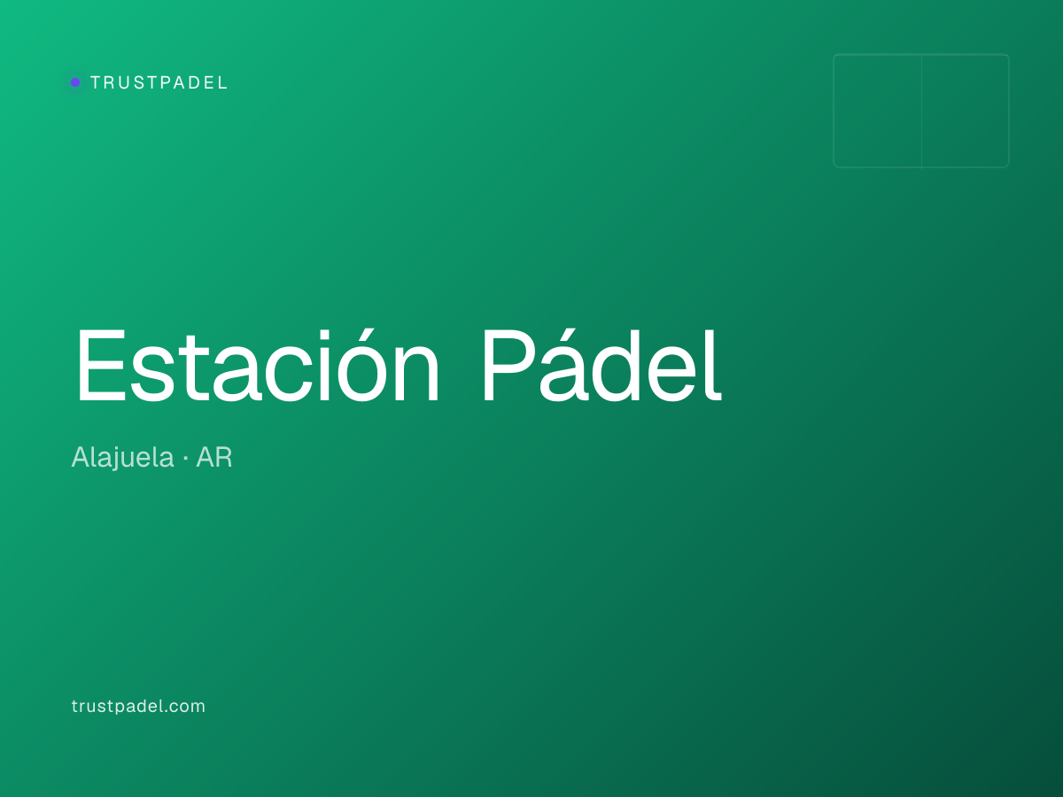 Estación Pádel padel club
