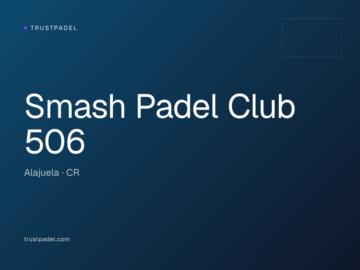 Smash Padel Club 506 padel club