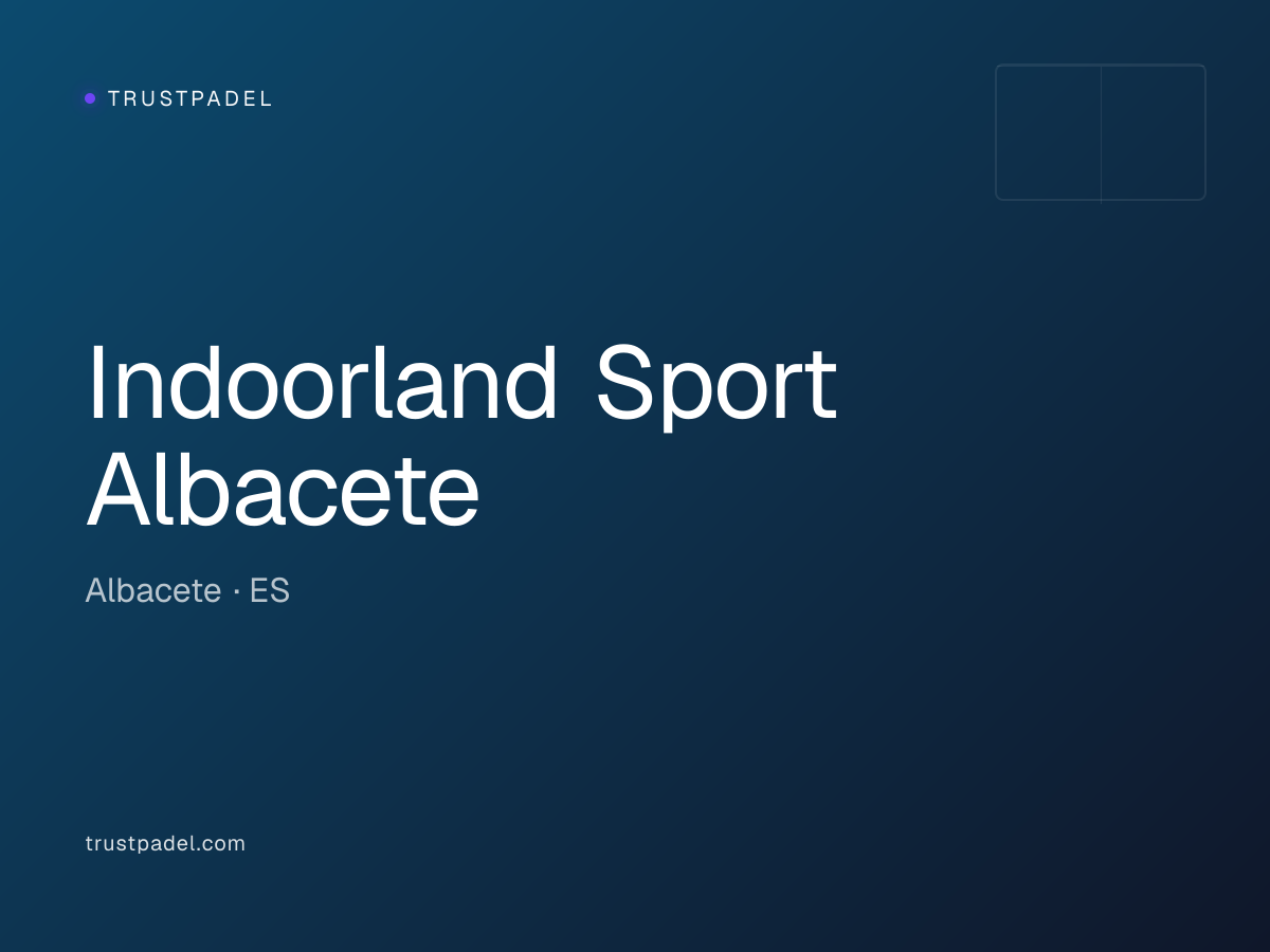 Indoorland Sport Albacete padel club