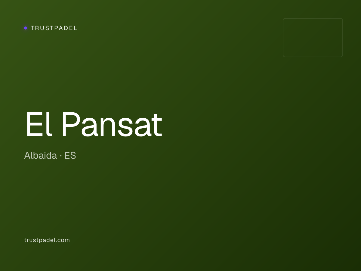 El Pansat padel club