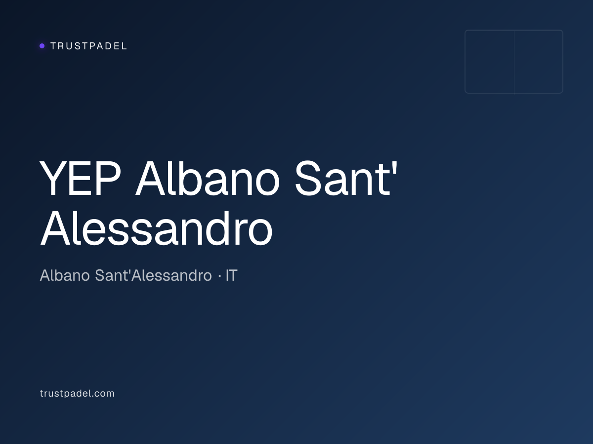 YEP Albano Sant' Alessandro padel club