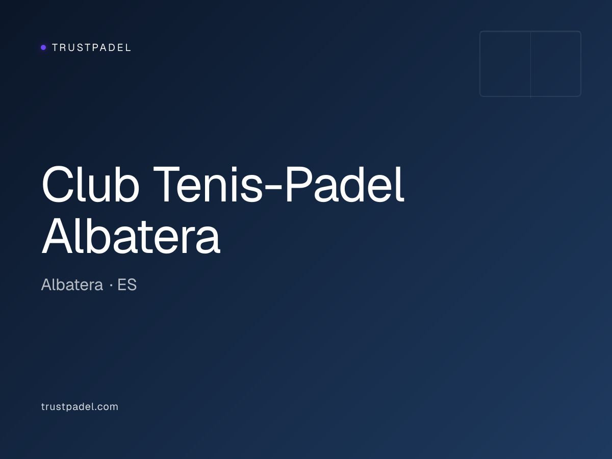 Club Tenis-Padel Albatera padel club