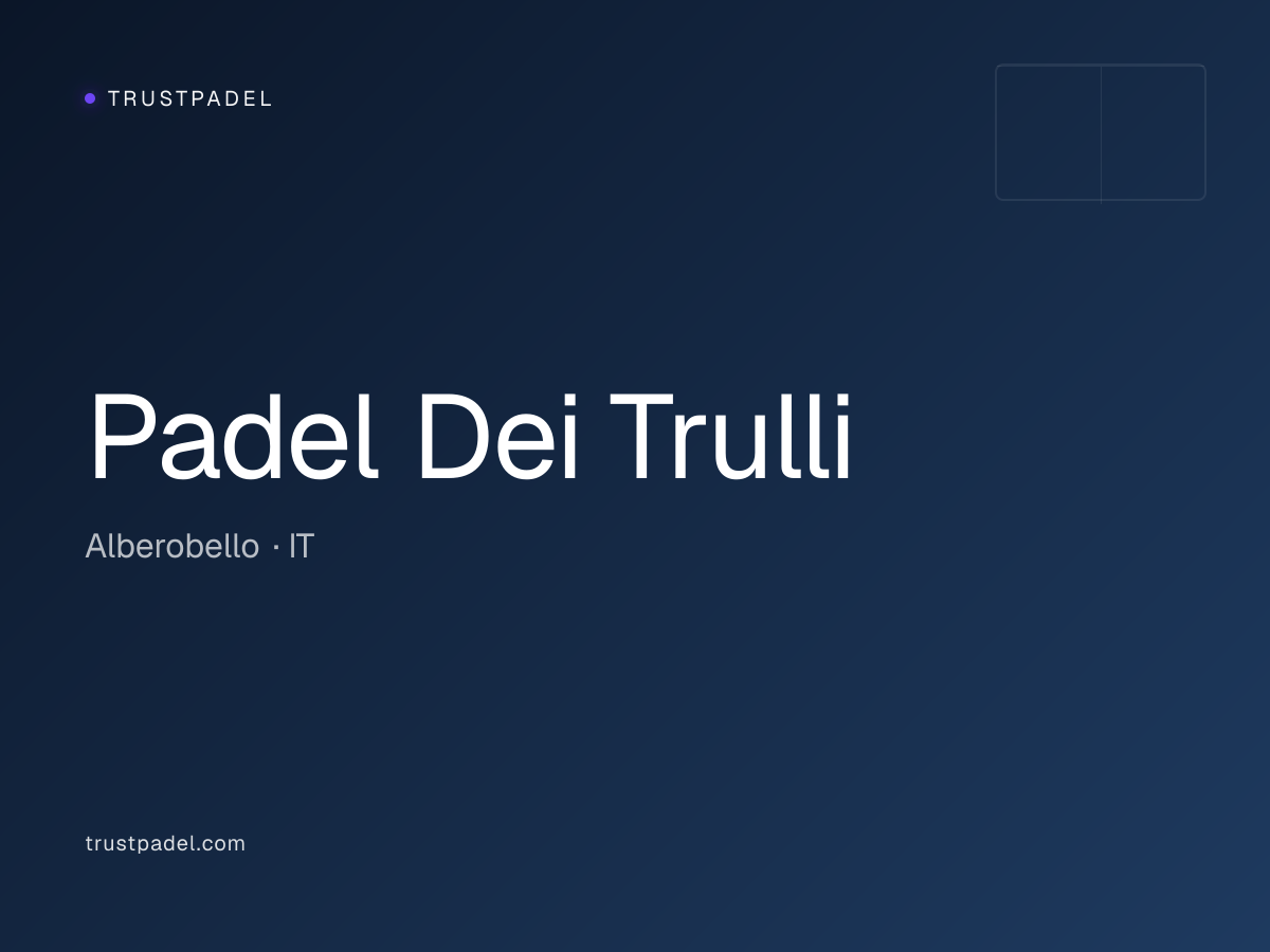 Padel Dei Trulli padel club