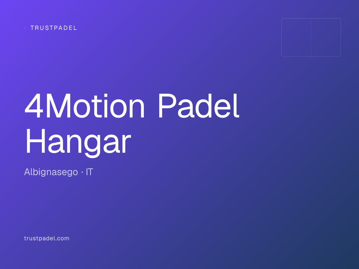 4Motion Padel Hangar padel club
