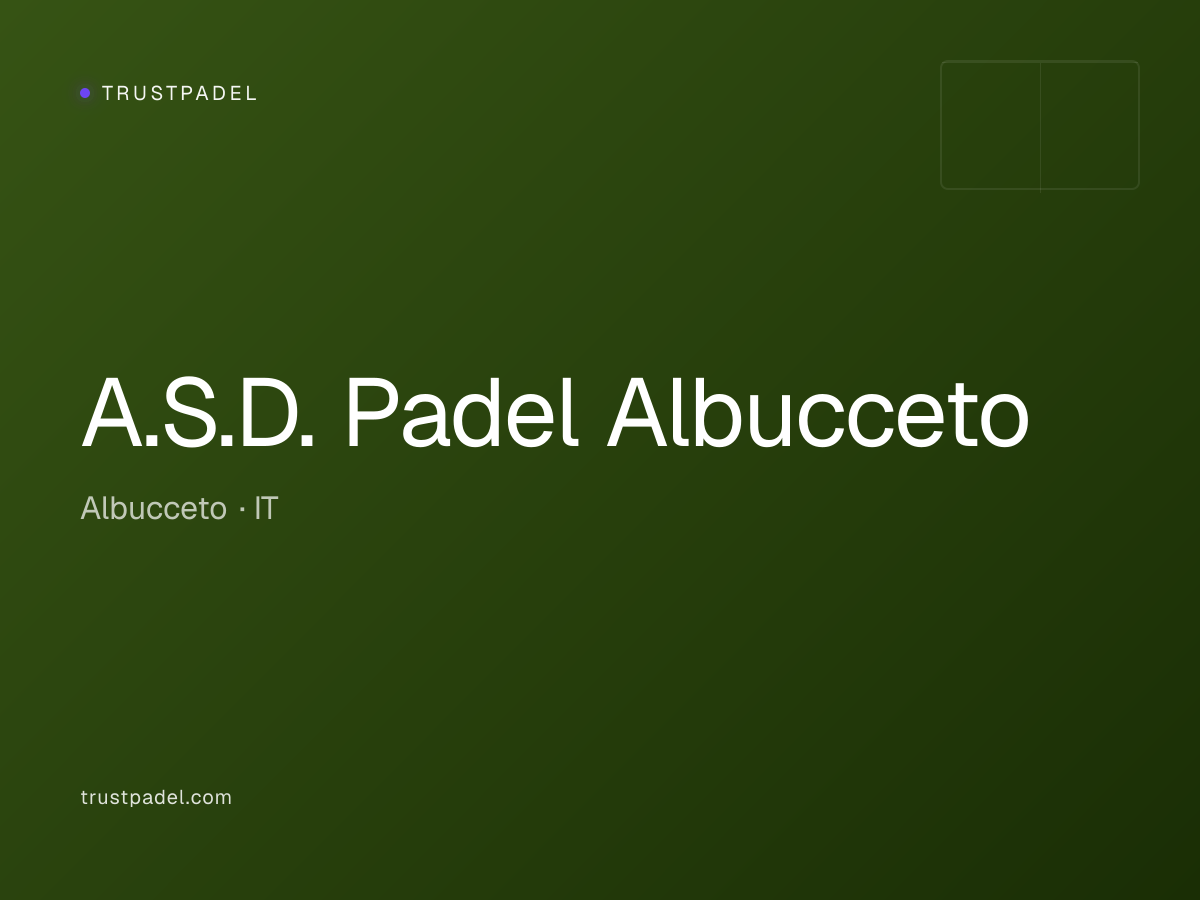 A.S.D. Padel Albucceto padel club